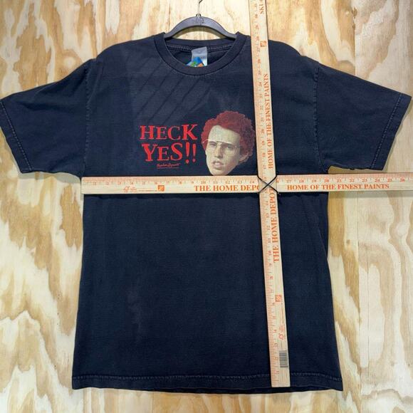 Vintage y2k heck yes napoleon dynamite comedy movie t-shirt - Picture 4 of 4